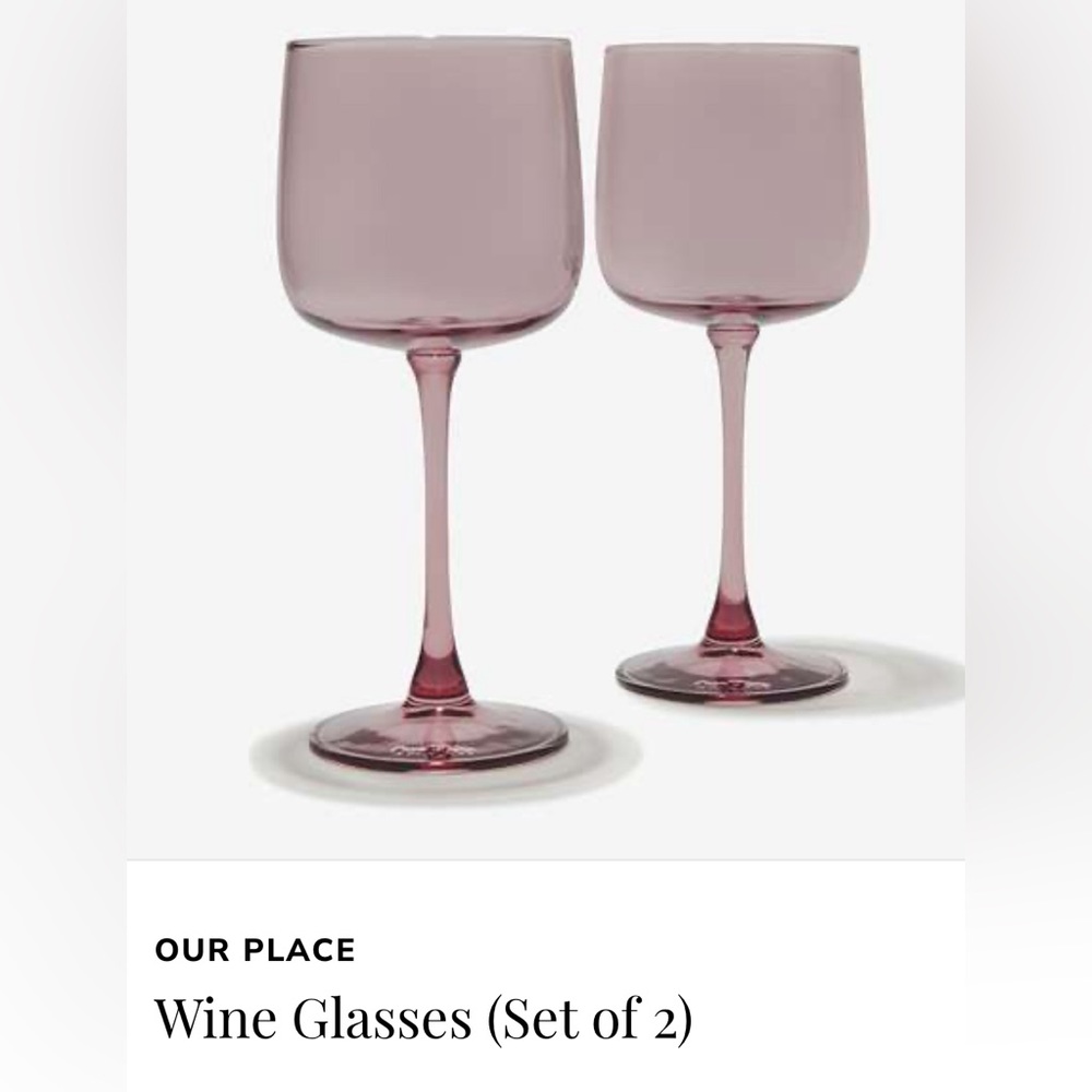 Our Place Set of 2 Wine Glasses